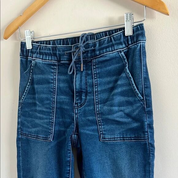 American Eagle Blue Denim Joggers - Picture 3 of 7